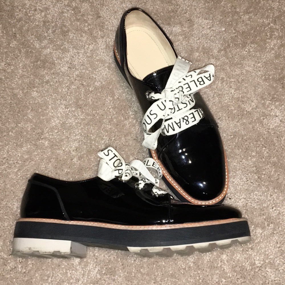 Zara ambitious unstoppable patent oxford Black 42